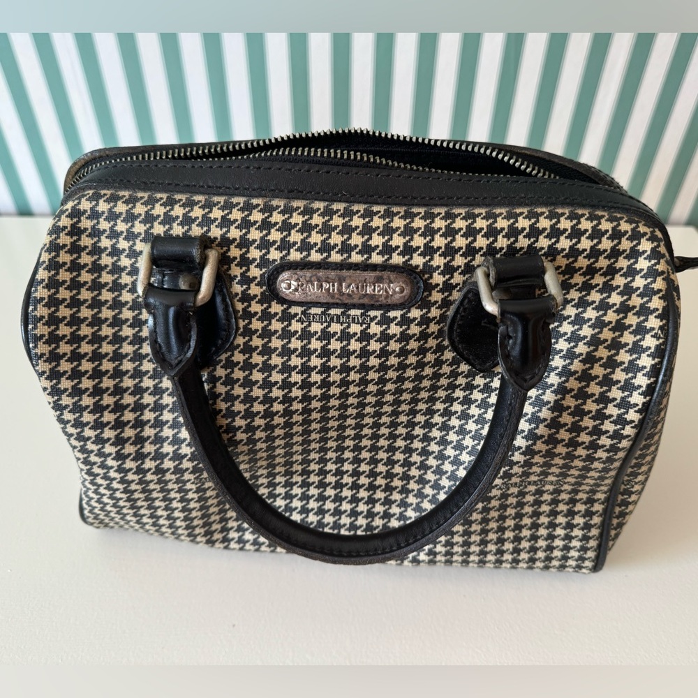 RALPH LAUREN HOUNDSTOOTH BAG